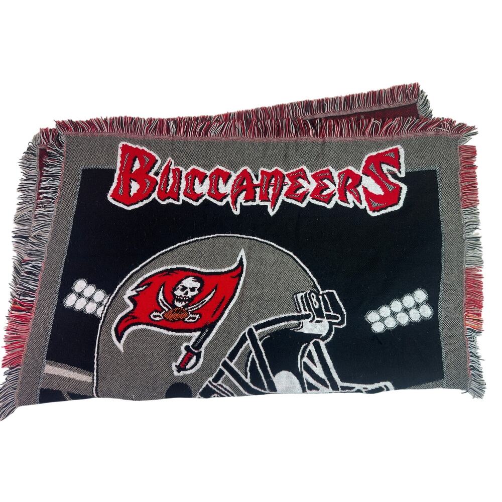 Vintage 2003 Tampa Bay Buccaneers Super Bowl XXXVII Northwest Woven Blanket